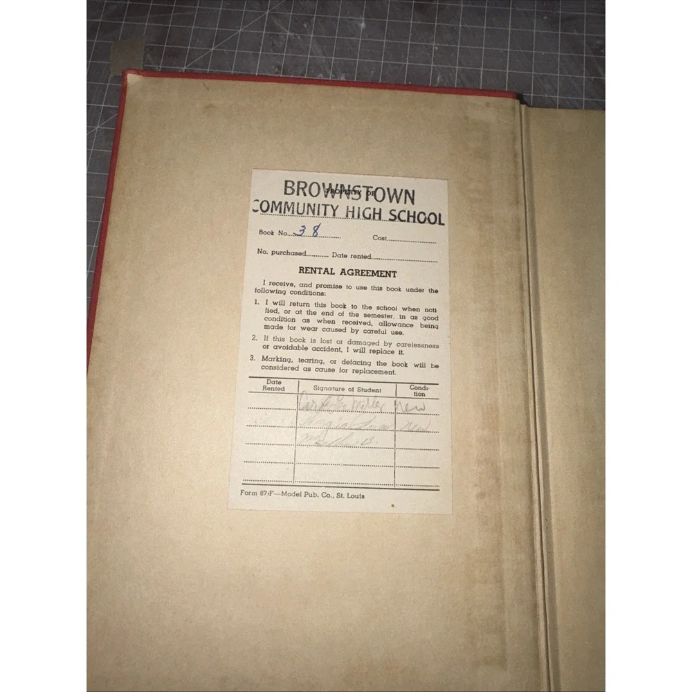 Vintage 20th century bookkeeping and accounting first year course 1959